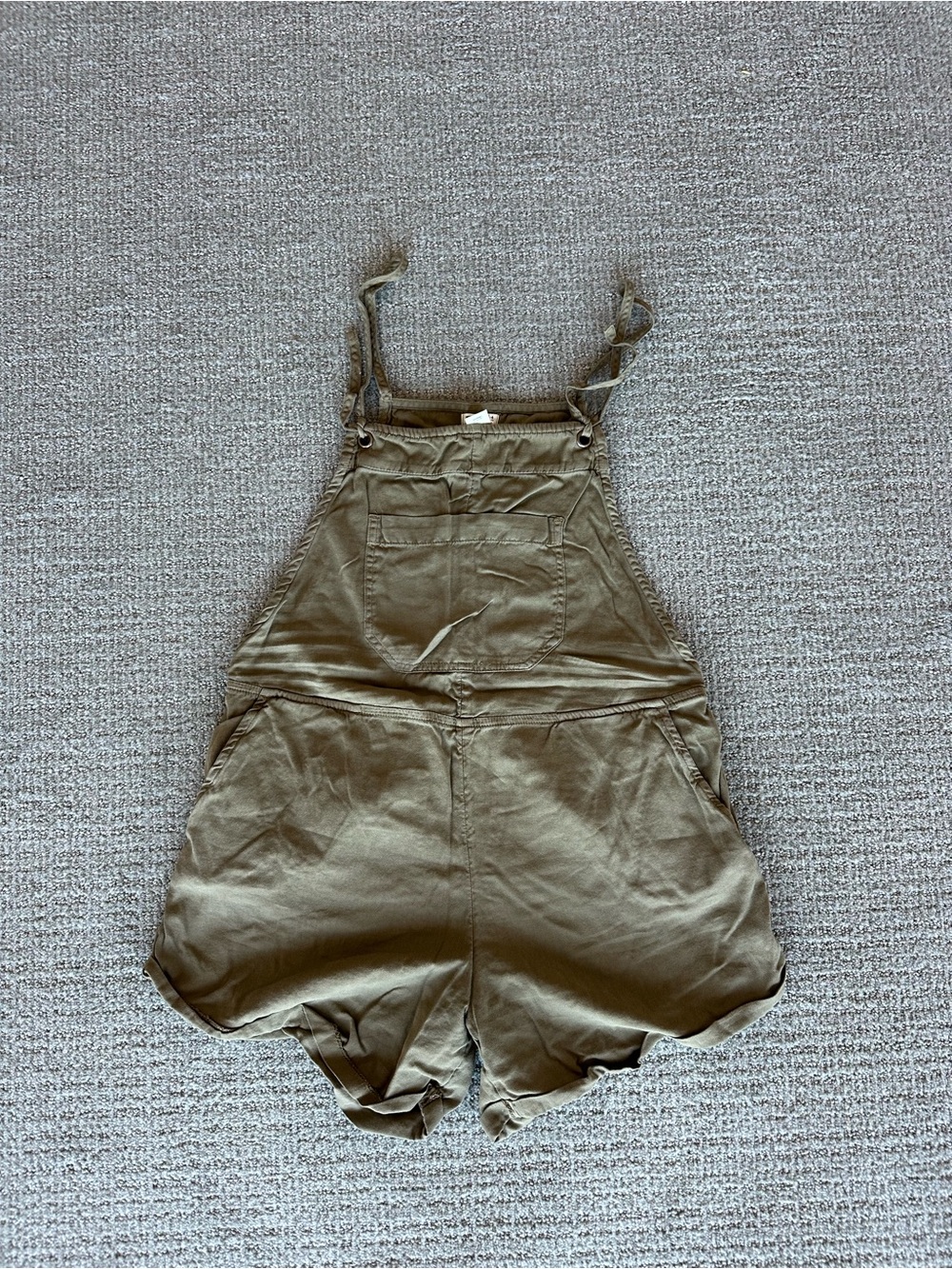 Billabong Women’s Olive Green Short Overall Romper